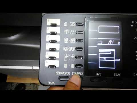 HOW TO PAPER SIZE CHANGE SHARP AR 6020V,AR 6020D,AR 6020N