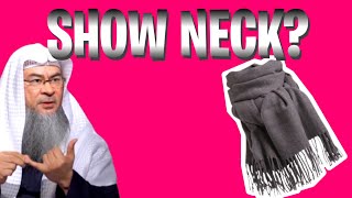 Can You Show Your Neck When Wearing A Hijab & Is My Prayer Valid If The One Who Lead Did Not Cover H