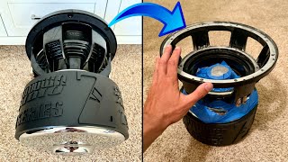 I TORE APART My $1000 Subwoofer! (Sundown Audio ZV7 Recone)