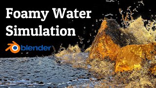 Fluid Simulation | Foam And Spray | Blender 3.1 Tutorial screenshot 1