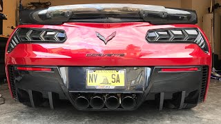 Match Highlights C7 Corvette Z06 Diffuser Fin Install