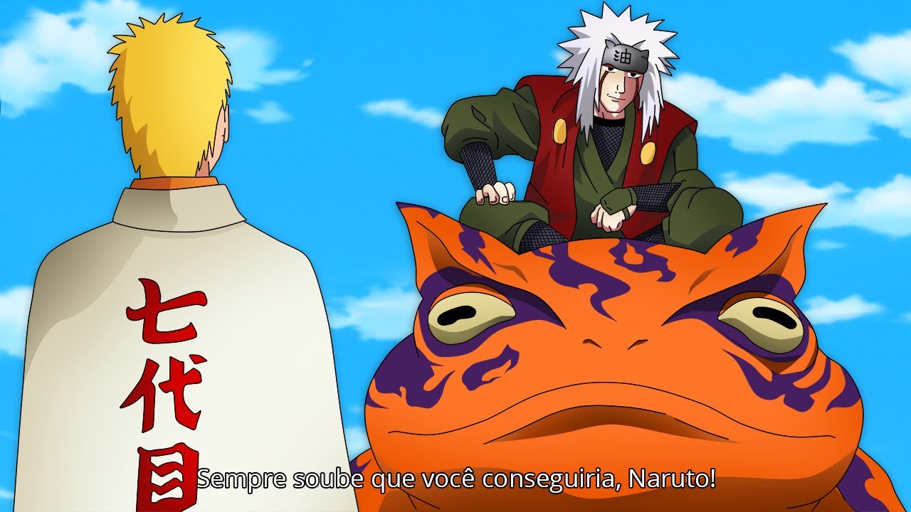 Tirinha Naruto Clássico: Naruto Uzumaki and Jiraiya em 2023