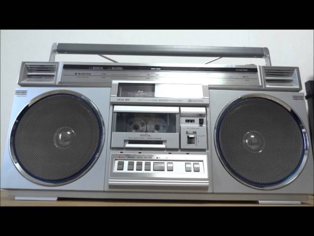 SANYO ヴィンテージラジカセ MR-X5 1981 - YouTube