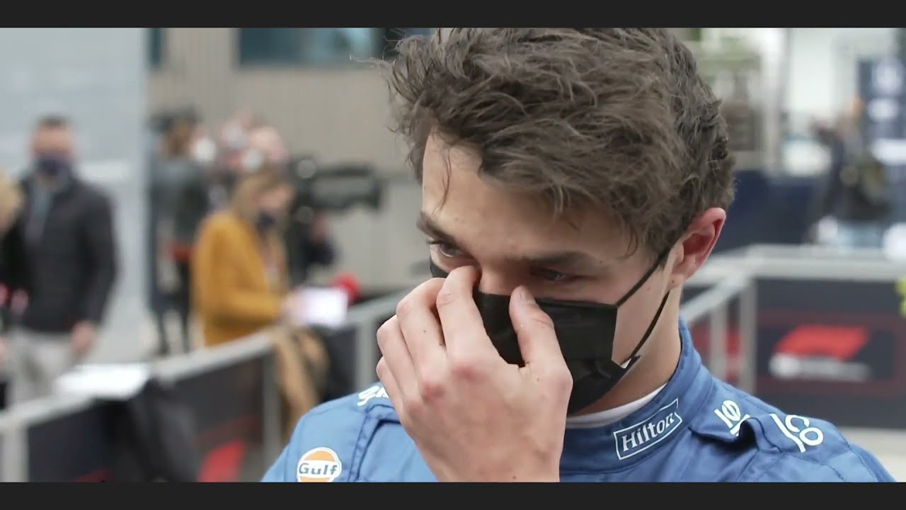 Lando Norris, Pierre Gasly, Daniel Ricciardo after qualifying I 2021 Emilia Romagna Grand Prix