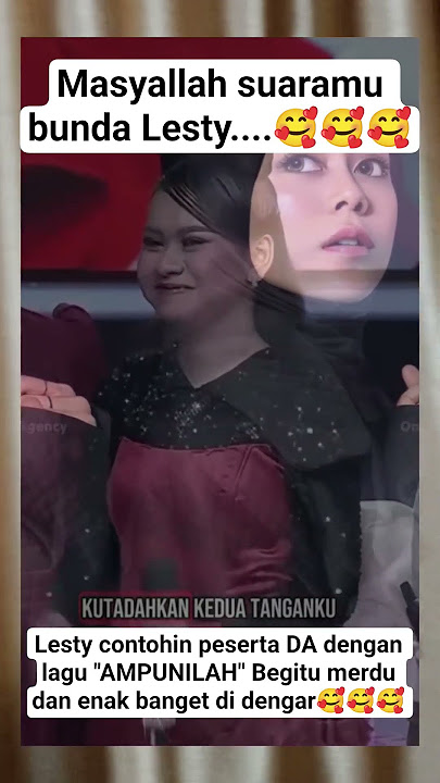 setiap Lesty nyontohin lagu untuk peserta gak perna bosan#shorts #shortvideo #viralvideo #artist