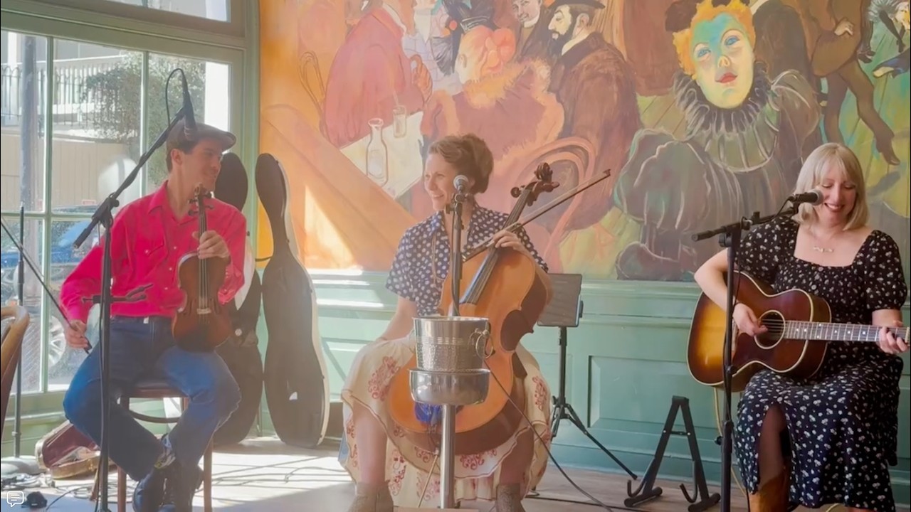 Nat & Kat Cajun String Band with Coleman Akin - Eunice Two Step - New Orleans, LA, February 15, 2026