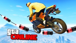 ПСИХИЧЕСКИЙ МОТОПАРКУР С ИСПЫТАНИЕМ В GTA 5 ONLINE ( ГТА 5 МОТОПАРКУР )