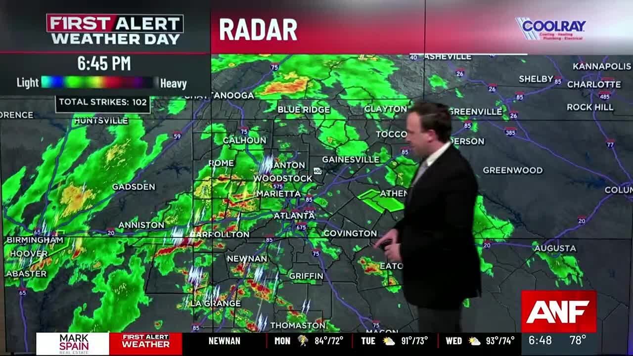 First Alert Weather Day | Storms gradually diminish overnight - YouTube