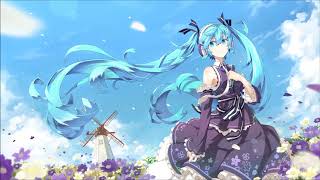 ♫ Hatsune Miku 初音ミク Feat Slushii - Through The Night Extended Remake / Remix ♫