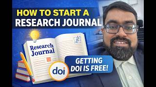 Get Crossref DOI for free | How to start a research journal | Video 4