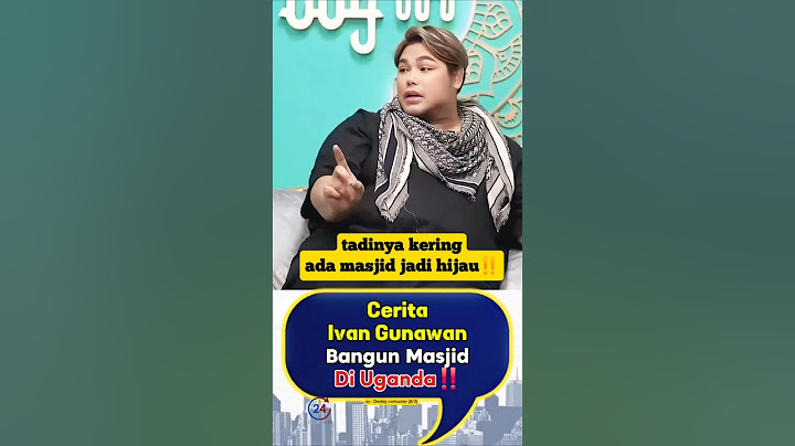 Cerita Ivan gunawan bangun masjid di Uganda‼️
