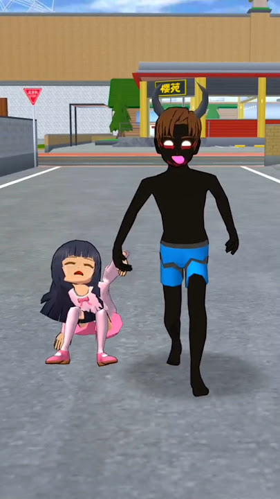 Hitam adalah hantu 😮#shorts #sakuraschoolsimulator #shortvideo #viralvideo #sakura