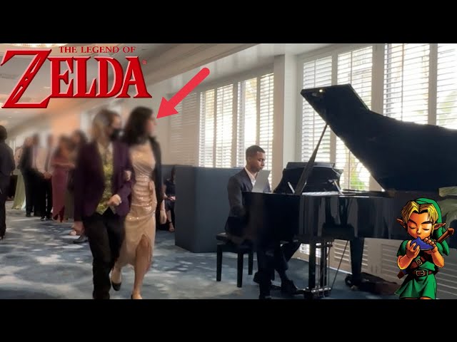 I played a Zelda Piano Medley at a wedding class=