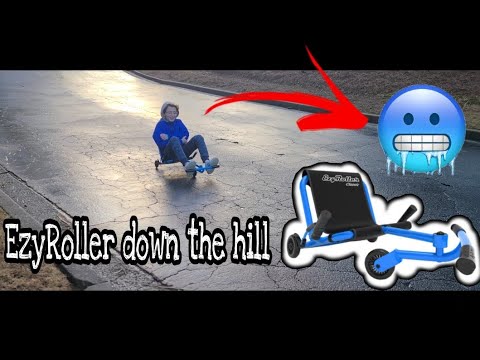 EzyRoller riding down the hill almost fell. #ezyroller #fun #down #the #hill #kids #enjoying