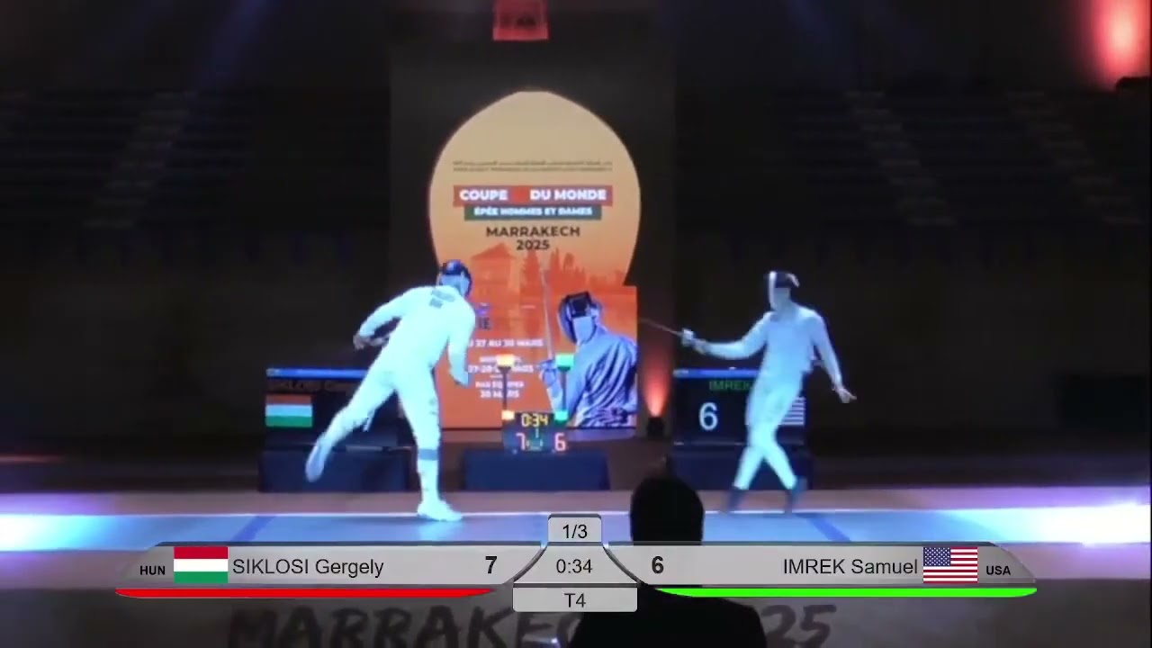 2025 104 SME Coupe du Monde, Marrakech SIKLOSI Gergely vs IMREK Samuel