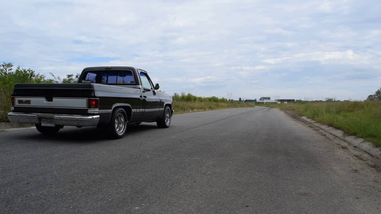 Hard launch '86 GMC LT1 - YouTube