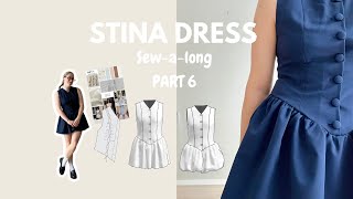 Stina Dress Part 6 - STITCH SKIRT AND HEM - YouTube Stina Dress Part 6 - STITCH SKIRT AND HEM - YouTube