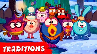 KikoRiki 2D | Best episodes about Traditions | Cartoon for Kids