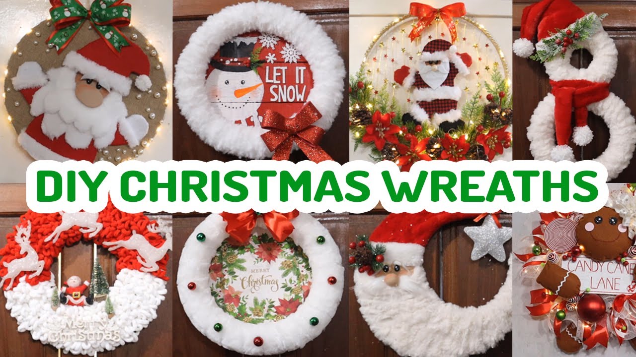10 Beautiful Diy Christmas Wreath Ideas at Home 2024 - Christmas