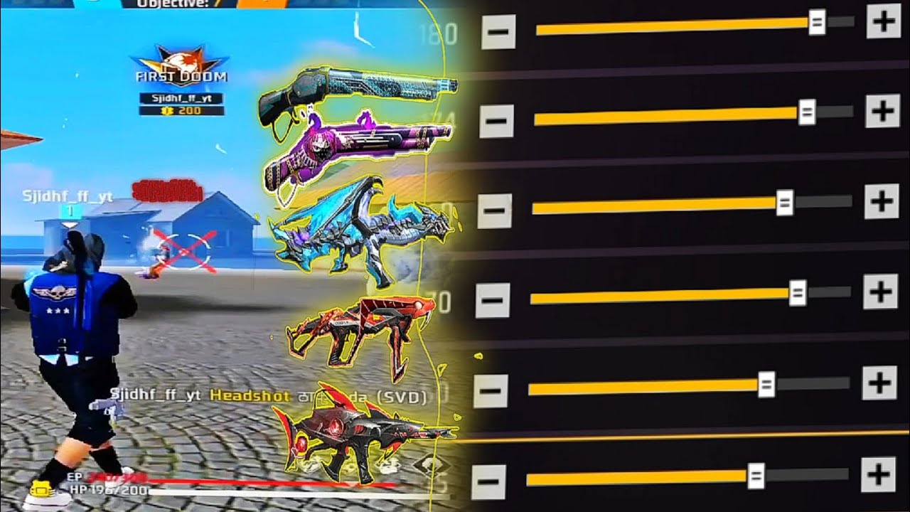 Free Fire Max Auto Headshot Trick 2025 Sensitivity | 2gb, 4gb, 6gb Ram Headshot Sensitivity Setting