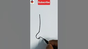 Draw a simple nose using these simple steps #shorts #ashortaday Canvassing Passion