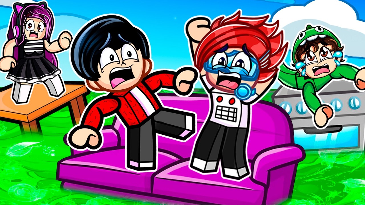 TRAICIONE a MI FAMILIA en EL SUELO ES ACIDO en ROBLOX | Karim Juega