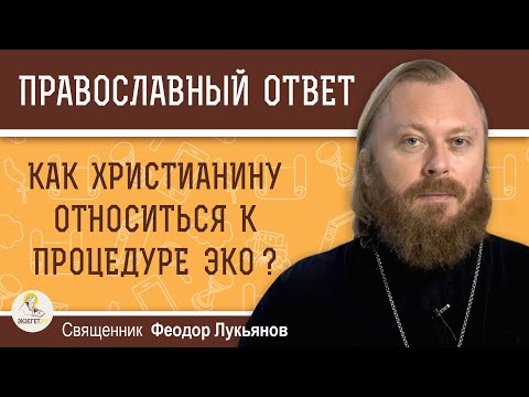 КАК ХРИСТИАНИНУ ОТНОСИТЬСЯ К ПРОЦЕДУРЕ ЭКО ?  Священник Федор Лукьянов