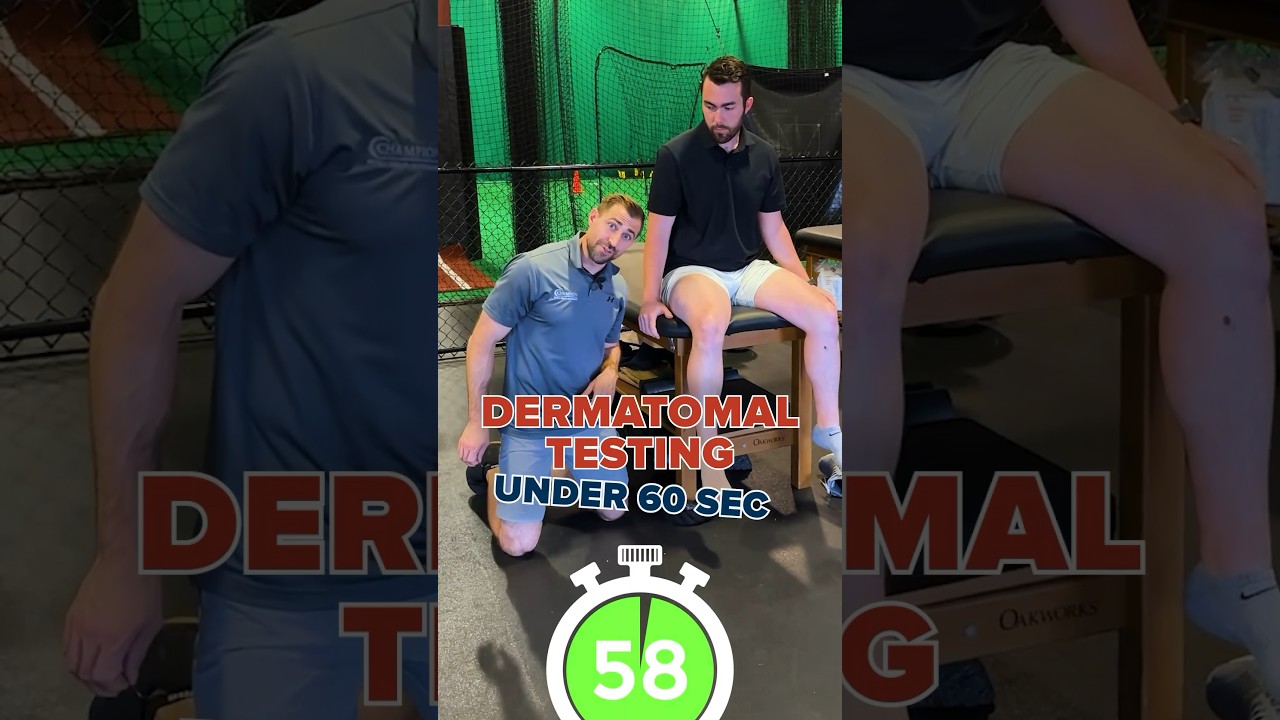 Dermatome Testing Under 30 Seconds ⏱️ [Lower Extremity]