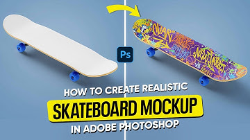 How To Create Realistic Skateboard Mockup in Photoshop | Photoshop Tutorial 2025 | Am Graphix