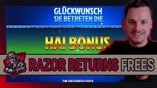 RAZOR RETURNS 🤑| Mix von Spielen am Ende belohnt 🤩🤑💶 | Freegames High Stakes 🎰 | Casino Highlights