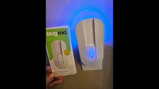 BugMD No Buzz Zone Fruit Fly Traps for Indoors with Honey Scent Bait & UV Light – Gnat Traps for Hou