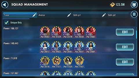 Swgoh Ns vs Cls