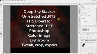 Astrophoto Processing in DSS, FITS Liberator and Photoshop