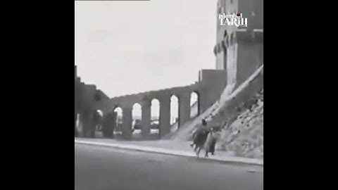 Osmanlı dönemi Suriye / Halep’te alınan video kaydı, 20. Yüzyıl.