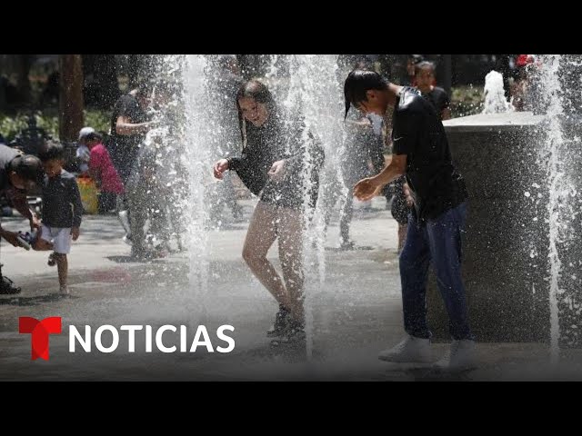 Un domo de calor genera temperaturas insoportables en México que rompen récords | Noticias Telemundo