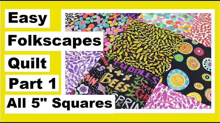 Easy Folkscapes Mini Quilt Using Only 5" Squares |...