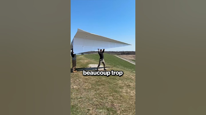 Le Record du Plus Grand Avion en Papier 😭