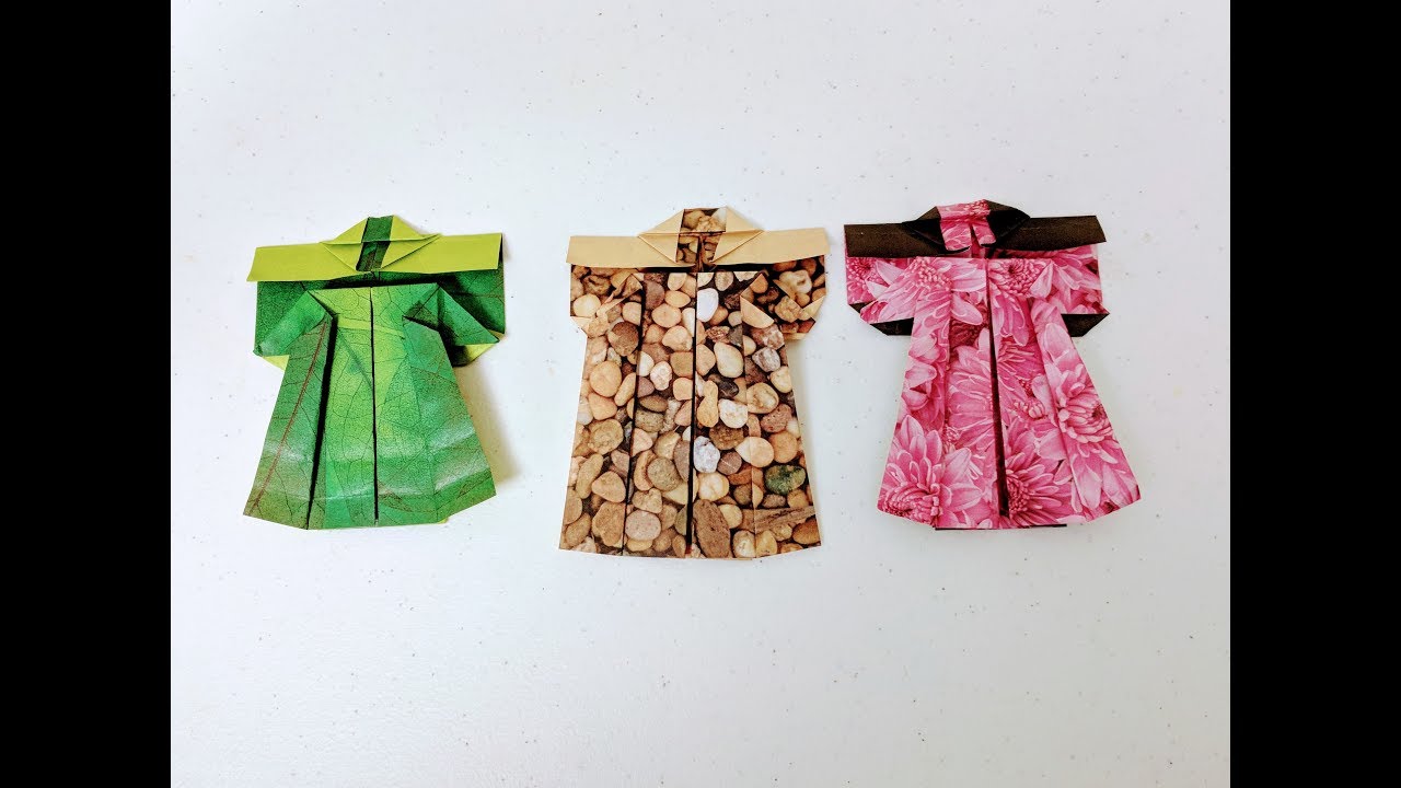 Simple Origami Kimono 2 Youtube