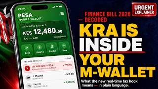 KRA Is Coming For Your M-Pesa — Finance Bill 2026 Explained