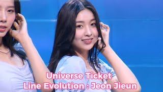 (Universe Ticket) Line Evolution : Jeon Jieun