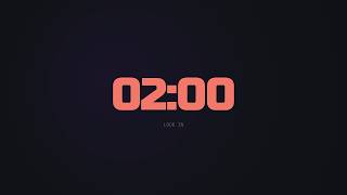 2 Minute Timer | Silent Grind🧡