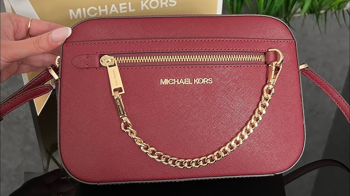 MICHAEL MICHAEL KORS Medium Crossgrain Leather Wallet COLOR LUGGAGE RETAIL  $258