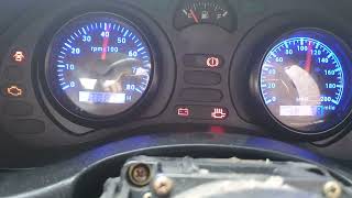 Mitsubishi GTO, new aftermarket GPS Speedometer  and Tachometer