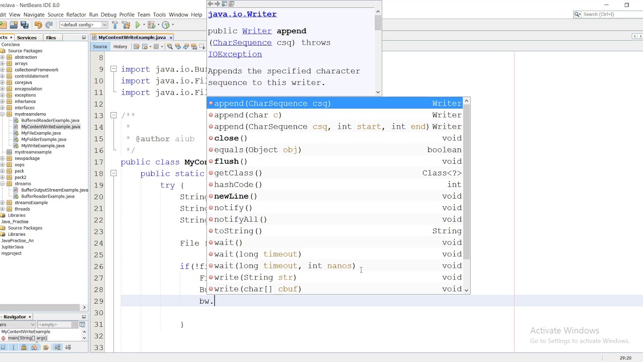 Java Bangla TutorialWriteToFile - YouTube