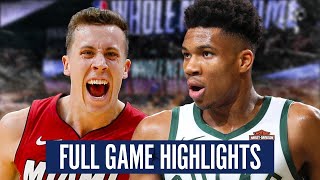 MIAMI HEAT at MILWAUKEE BUCKS - FULL GAME HIGHLIGHTS | 2019-20 NBA Season