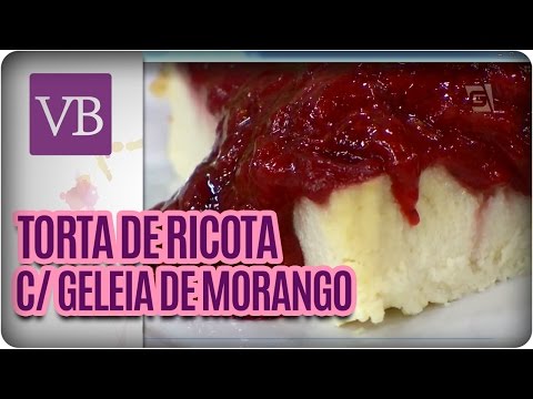 Vídeo: Bolo De Requeijão Com Geléia E Morangos