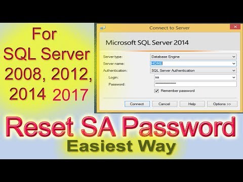 Reset SA password in SQL Server