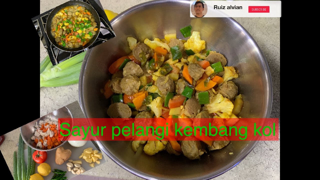 Cara masak sayur kembang kol - YouTube