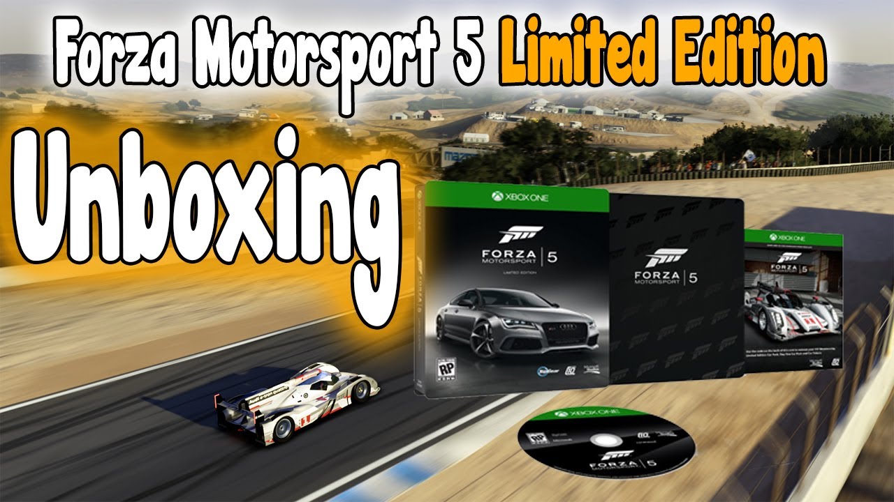 Forza Motorsport 5 Limited Edition Unboxing