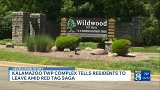 Kalamazoo Township complex tells residents to leave amid red tag saga